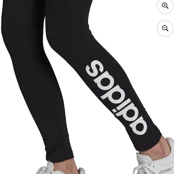 Adidas Navy Leggings NWT - Picture 3 of 5